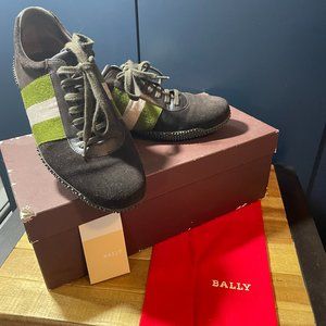Bally Chocolate Suede Calf Sneakers (Size: EUR 39 | Pre-Owned)